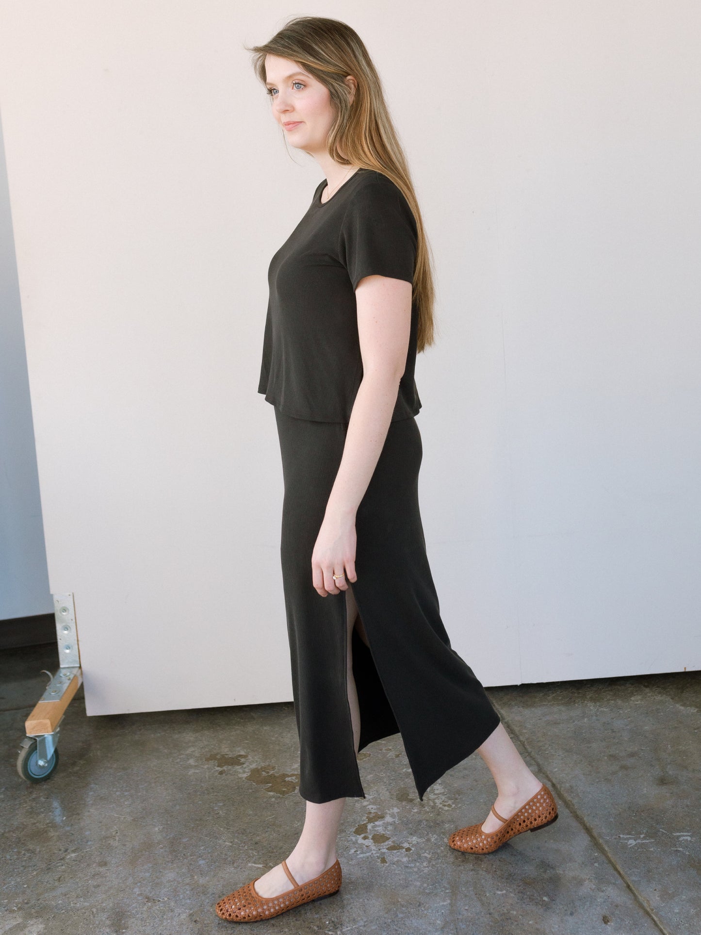 The Ribbed Nursing Dress
