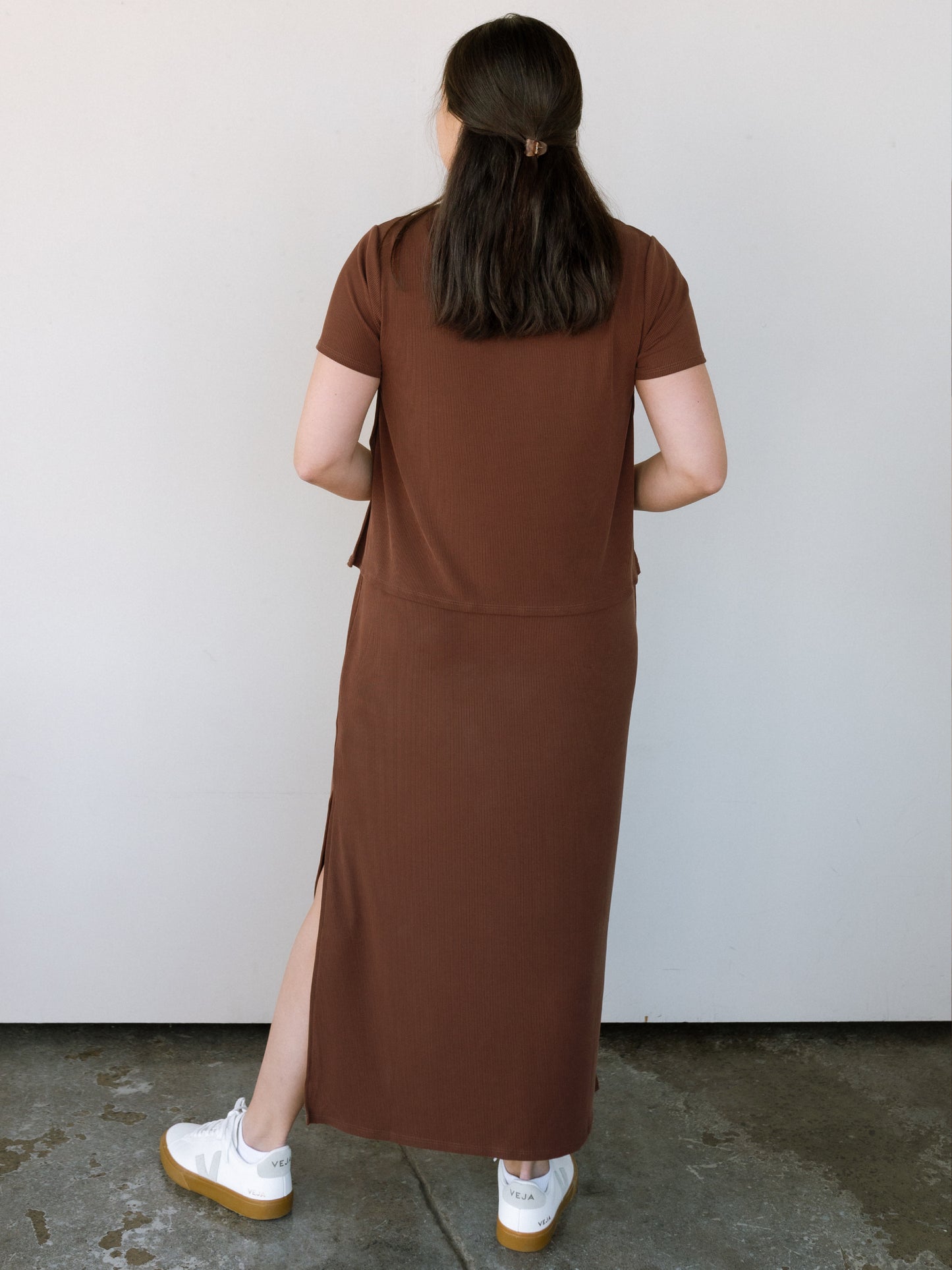 The Ribbed Nursing Dress