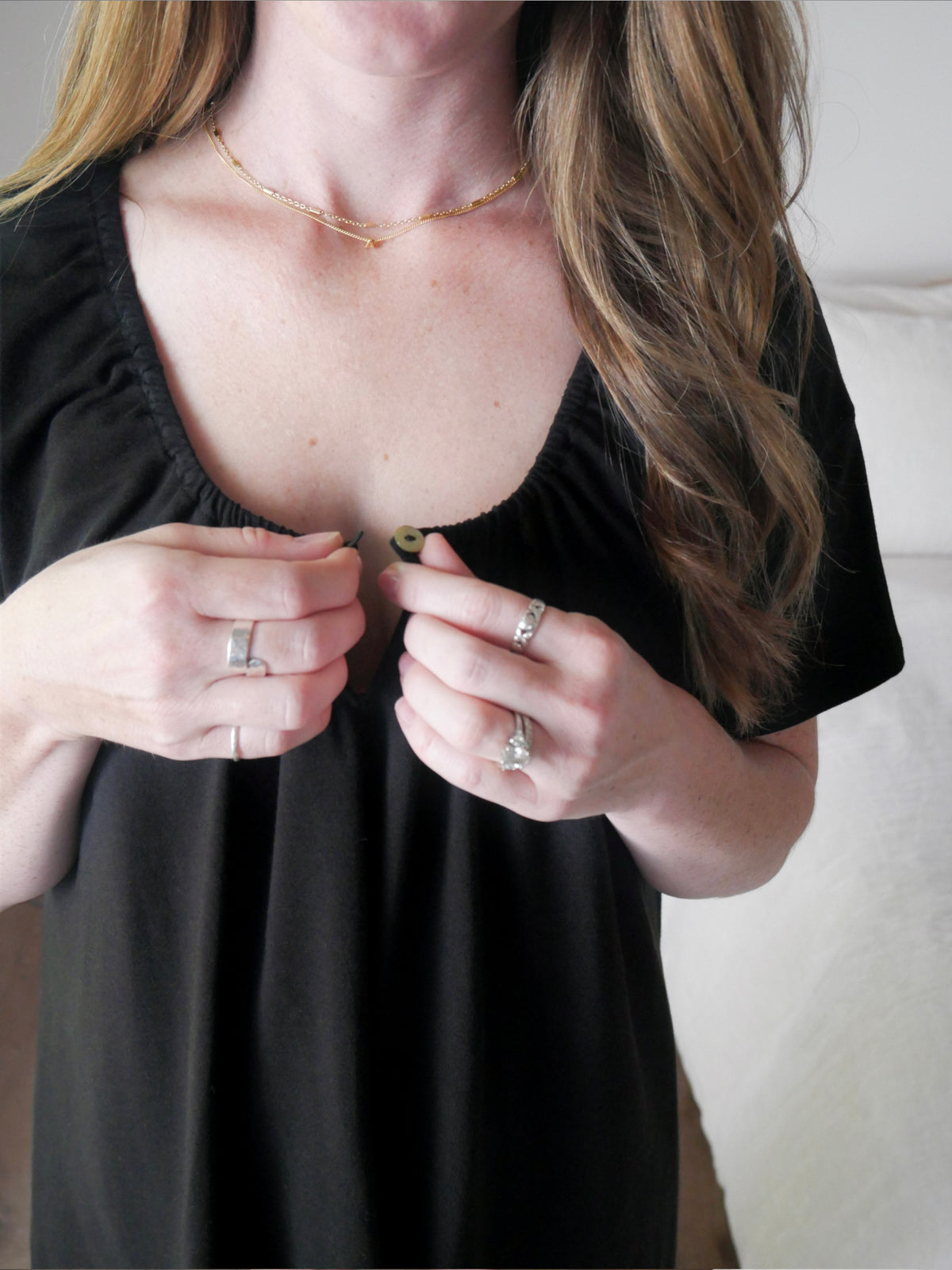 The Nursing Romper Dress