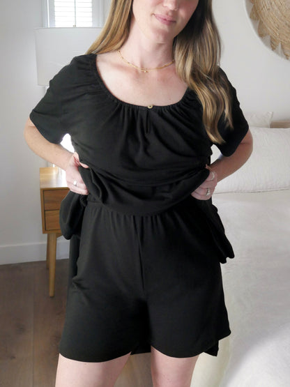 The Nursing Romper Dress