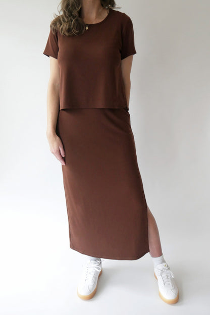 The Ribbed Nursing Dress