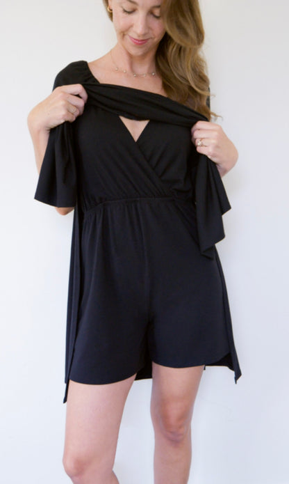 The Nursing Romper Dress